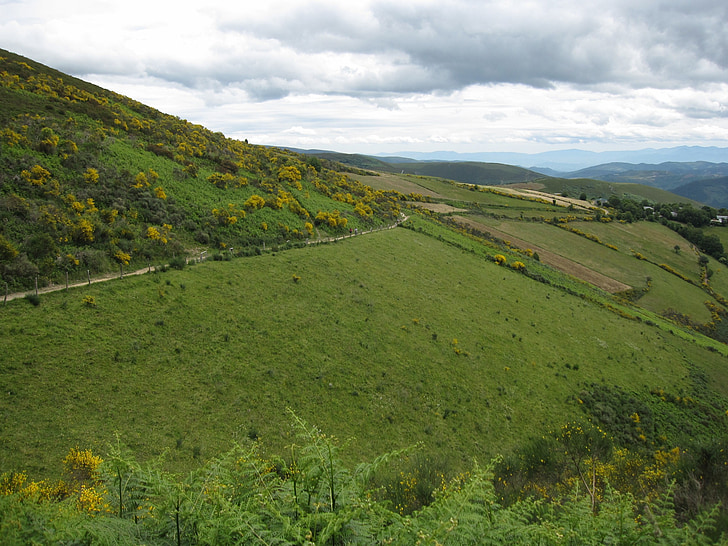 landskapet, Galicia, oppstigningen, piedrafita