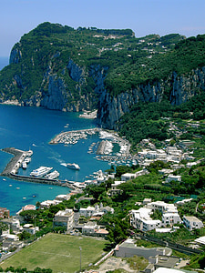 Italija, sala, Capri, jūra, pakrantė, pakrantė, Europoje