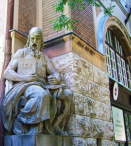 escultura en pedra, Estàtua de l'edifici, enbellint la vegetació, estàtua, arquitectura, escultura, renom