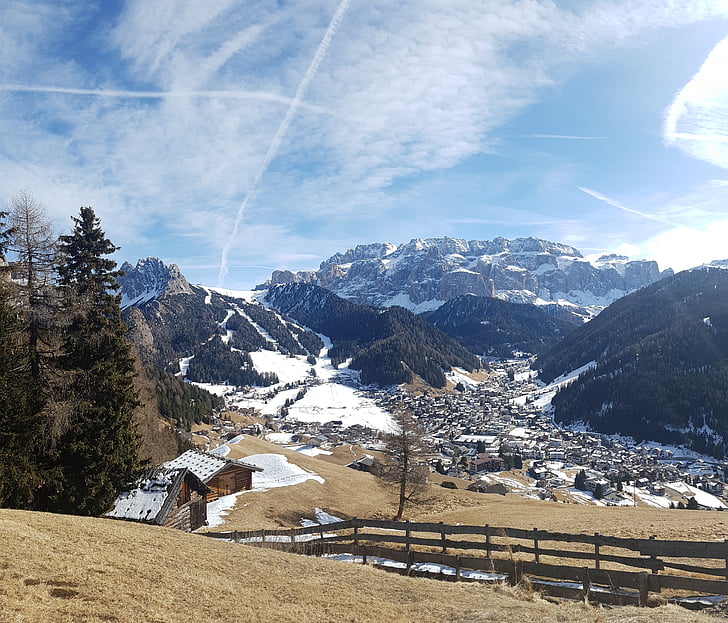 fjell, alpint, landskapet, natur, Panorama, morgenstimmung, Dolomittene