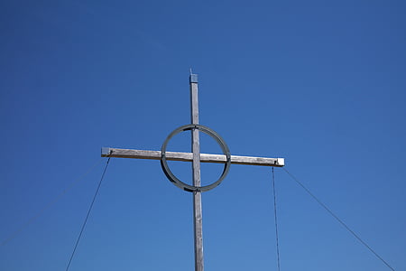 križ na vrhu, bschiesser, gorskih, Allgäu, vrh, Allgäuske Alpe, Alpski