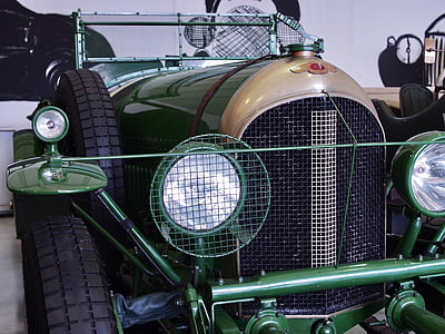 settore automobilistico, Bentley, auto d'epoca, bicromato di potassio, in stile retrò, vecchio stile, auto