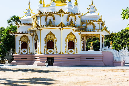 chrámový komplex, chrám, Severné Thajsko