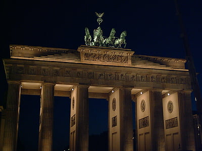 Brandenburg, objetivo, Berlín, puerta de Brandenburgo