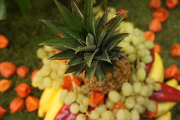 pineapple, fruit, exotic