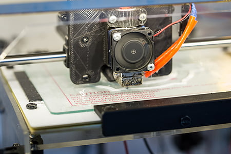 printer, 3D, cetak, 3D Percetakan, putih, 3D model, teknologi