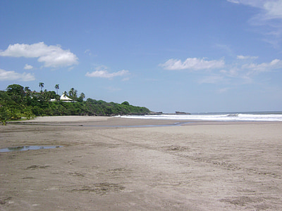 amêndoa, praia, Horizon, Costa