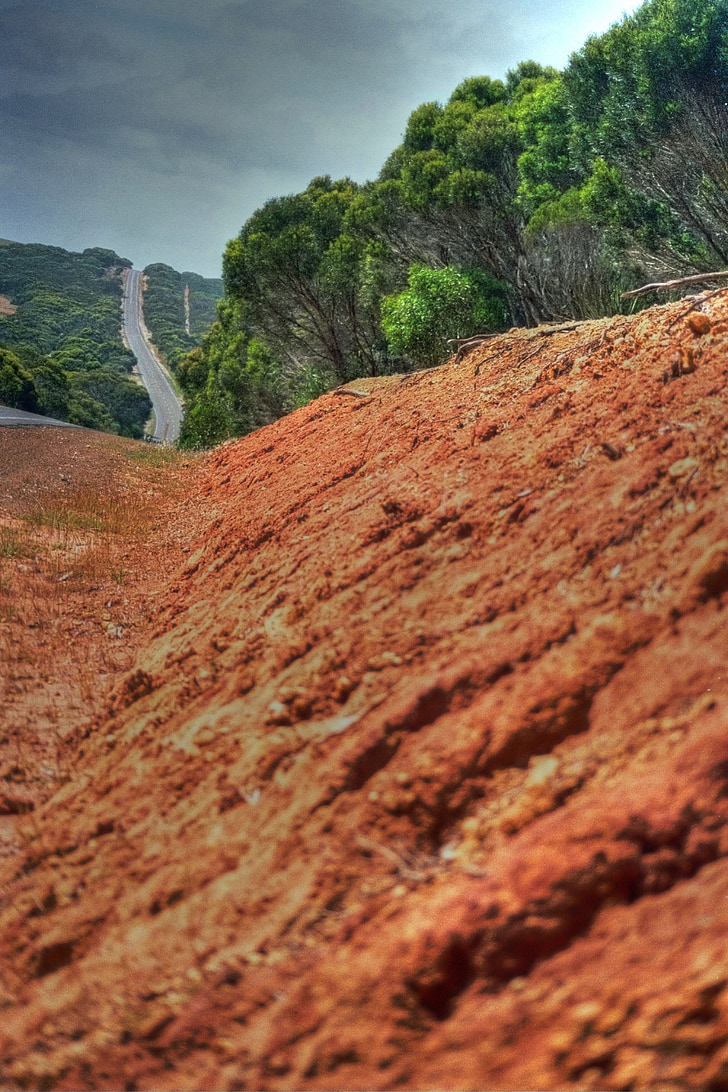 australia, road, outback, red earth, earth, red