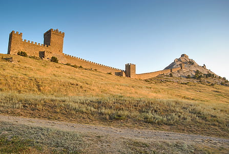 trdnjava Sudak, grad, Genova, Krim, znamenitosti