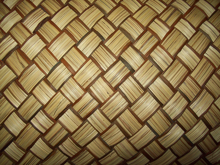 tresse, paille, structure