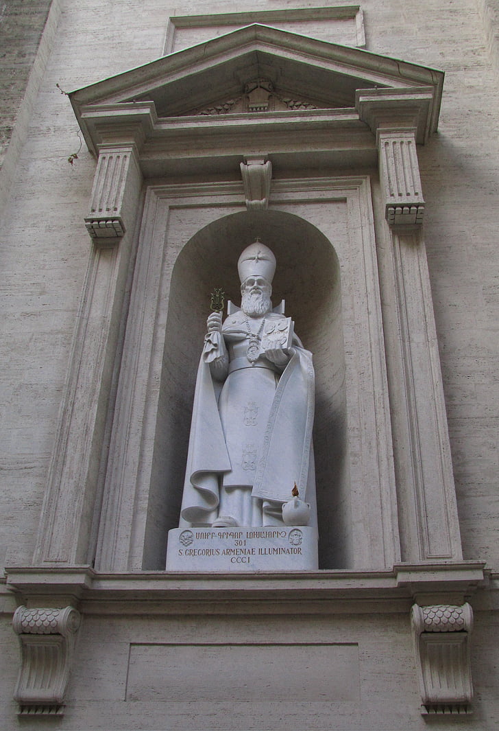 Ватикан, до базиліки Святого Петра, Статуя, Рим