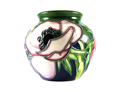 potten, vase, blomsterpotte, blomst vase, dekorasjon, keramiske, design