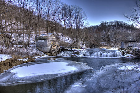 mùa đông, Mill, Wisconsin, Hyde, cảnh quan danh lam thắng cảnh, tuyết, lạnh - nhiệt độ