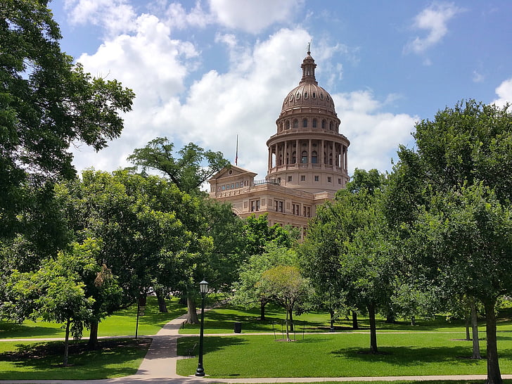 Austin, Texas, Capitol, Downtown, regeringen, vartegn, turisme