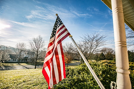 Stars and stripes, Pavilion, steagul american, patriotismul, Dom, naţionale, patriotice