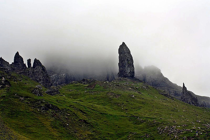endroits perdus, brouillard, mystique, magie, lieu de culte, Celtes, druides
