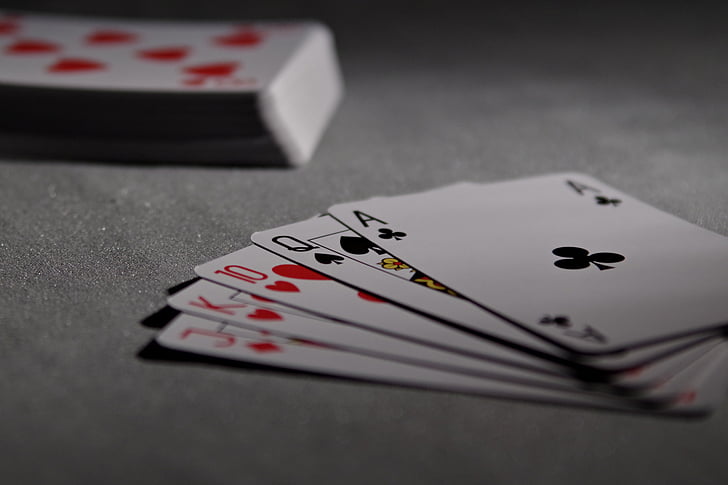Poker, Bridge, spillet, ess, midje, Casino, spill