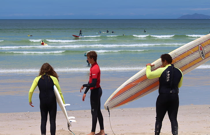 lidské, surfař, surfovací prkno, Naučte se surfovat, windsurfing instruktora, rekreační sporty, aktivní