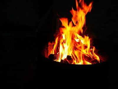 消防, 火焰, 火焰, 热, 发光, 热, 光