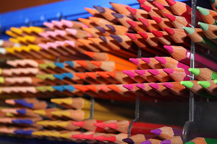 Matila, lapis, farge, blyanter, tegning, butikk, flerfargede