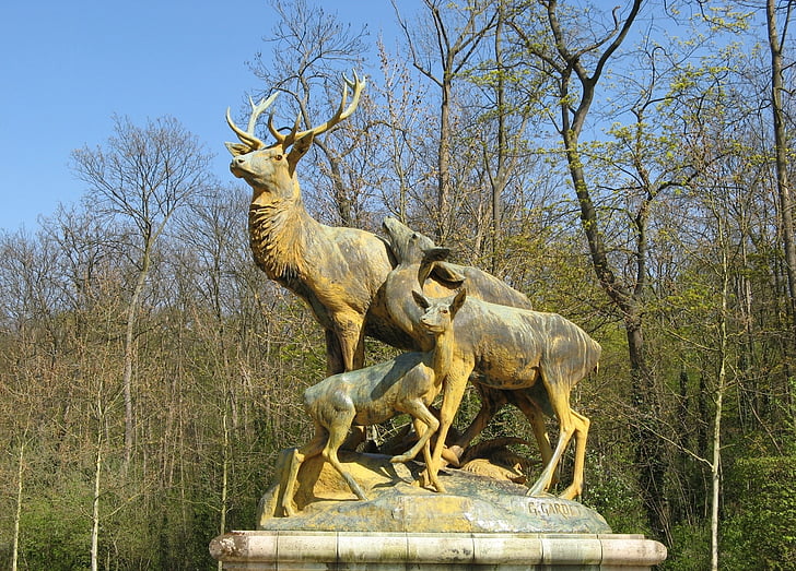 άγαλμα, σφραγίδες, Πάρκο, Γαλλία