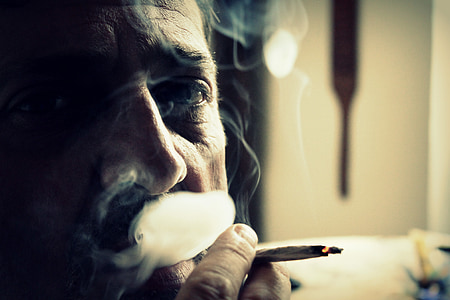 røg, cigaret, ryger, cigaretter, aske, rygning, menneskelige ansigt