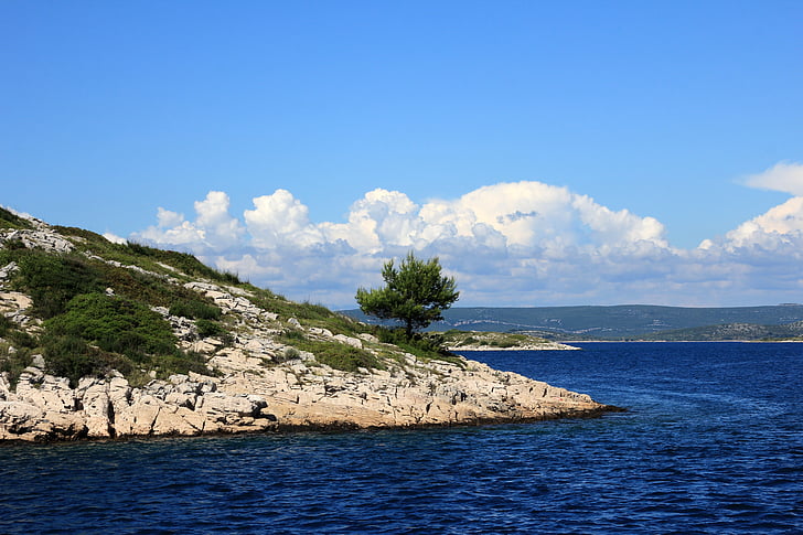Kornati salos, rezervuoti, Kroatija, Biograd na Terese