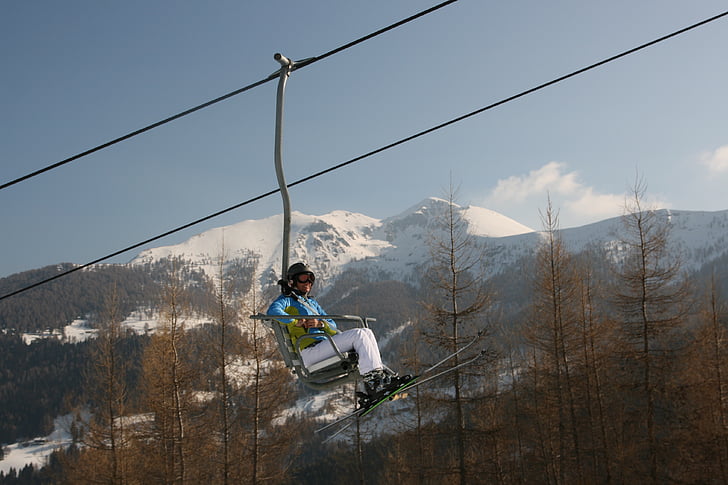 Lagorai, berg, liften, ski-lift, stoeltjeslift, panarotta, Trentino