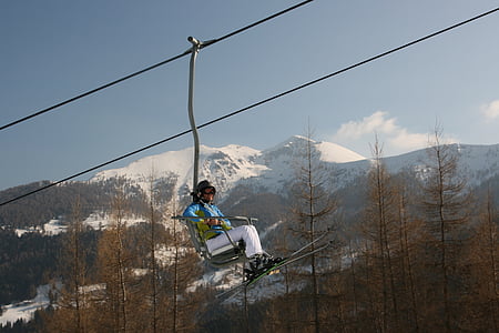 Lagorai, mägi, liftid, Ski lift, Chairlift, panarotta, Trentino