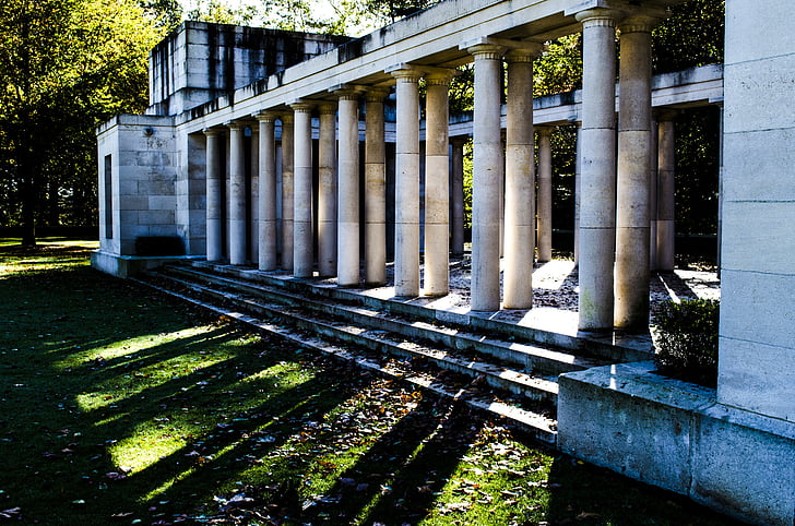 Flandry, hřbitov, Belgie