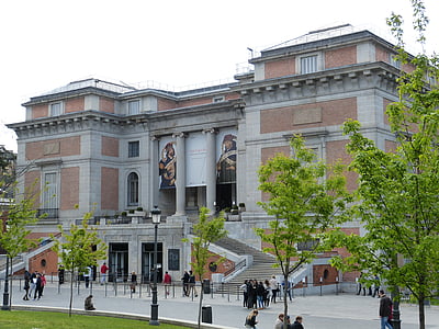 Madryt, Hiszpania, kapitału, Muzeum, Prado, sztuka, Architektura
