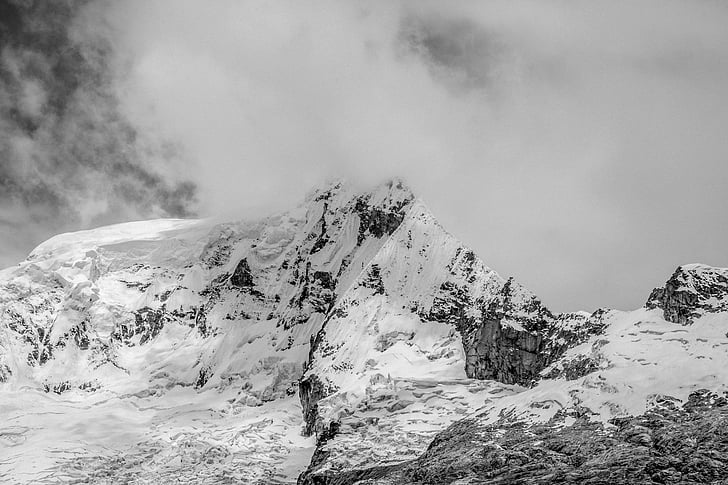 Alperna, Mountain, molnet, snö, Snow peak, Rock - objekt, naturen
