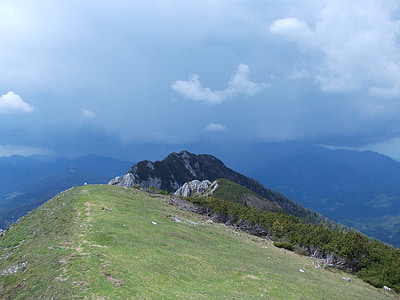 Slovenija, olseva, planine, planine, nebo, oblaci, priroda