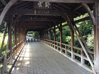 kyoto, bridge, japanese style, k, wooden