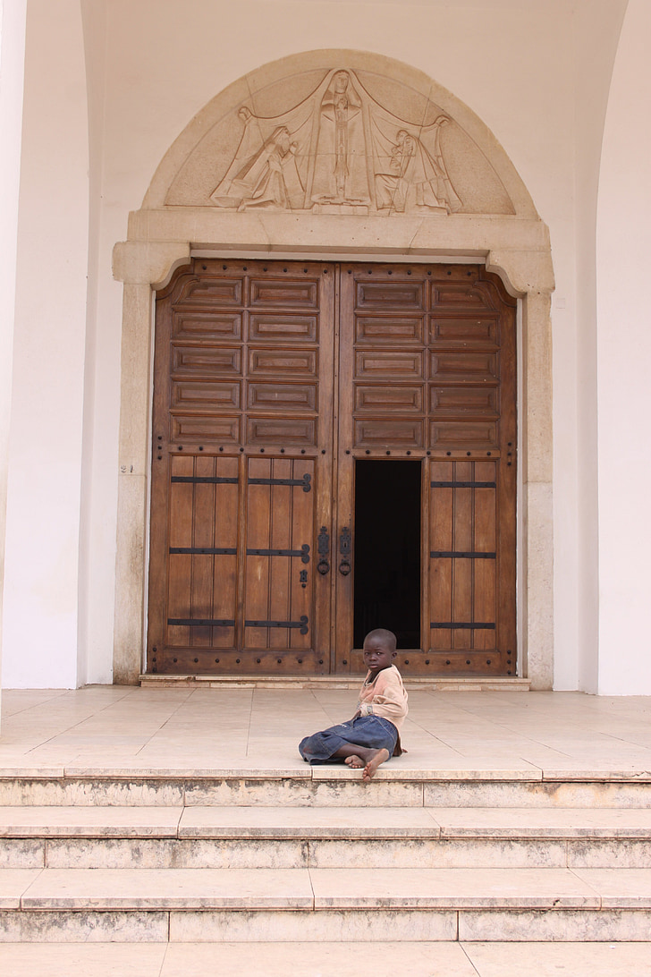 nampula, Katedrala, Mozambik, vrata, ulaz, Unesite, vrata