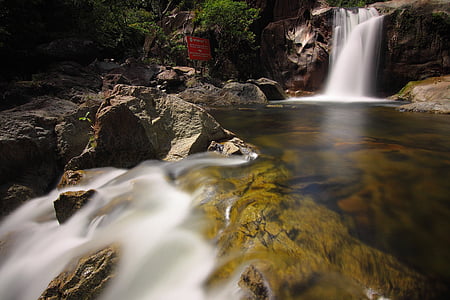 Cachoeira, natureza, waterscape, água corrente, água, Rio, movimento