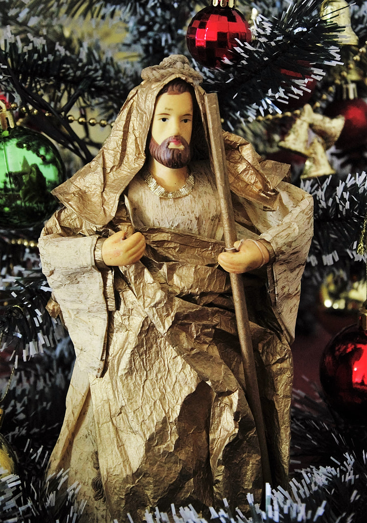 santo, saint joseph, josé, nativity scene