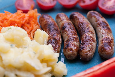 bratwurst, sausage, grill sausages, grill sausage, meat, barbecue, grill