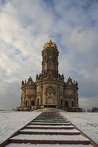 kerk, Rusland, koepel, Tempel, Moskou, Kathedraal, het platform