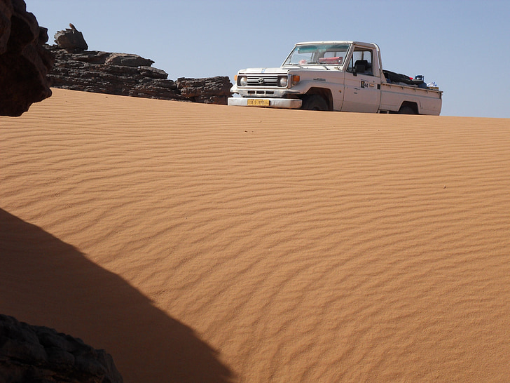 Safari, dunes, aventure, Expedition, en voiture, désert, paysage