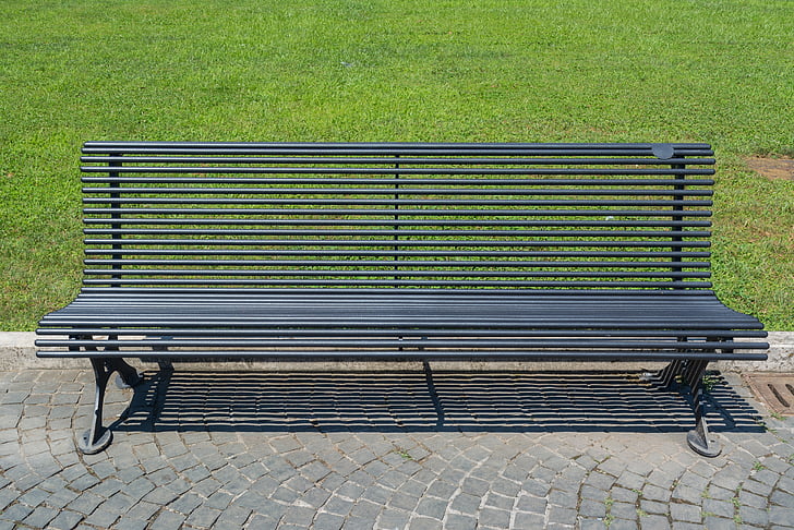 bench, the vatican, italy, rome, outdoors, nature, park - Man Made Space