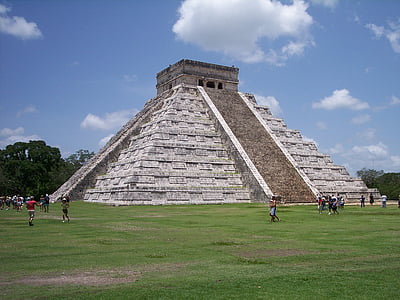 маите, Мая, древен, Мексико, храма, камък, мексикански
