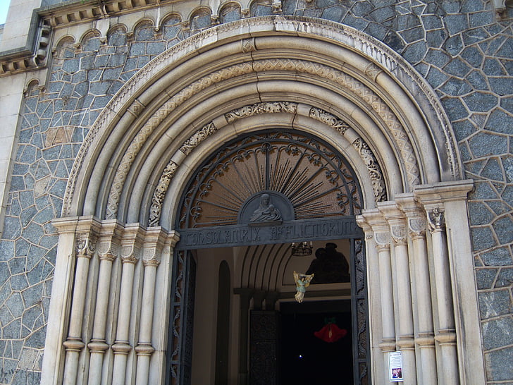oblúk, dverám kostola, cirkev útechy, São paulo