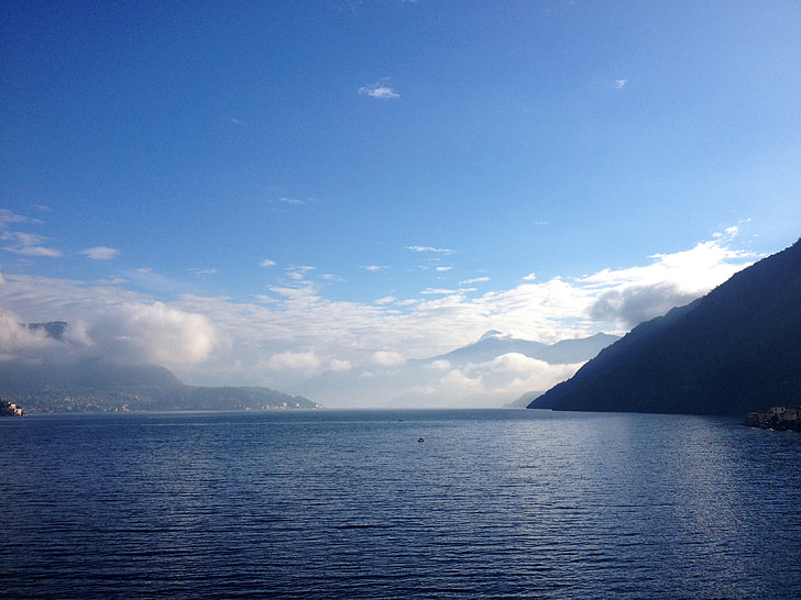 Lake, Como, Como-järven, Lake como, Italia, Lombardia, Luonto