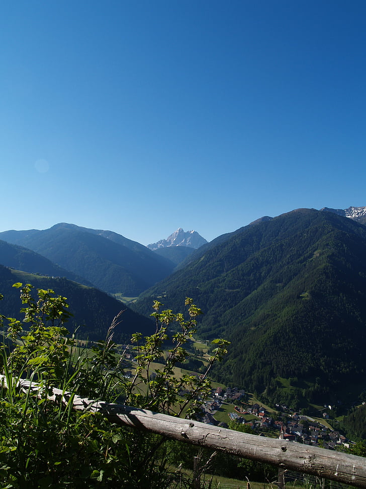 in Südtirol, Mount kofel, Lüsen, Berg, Natur, Landschaft, Landschaften