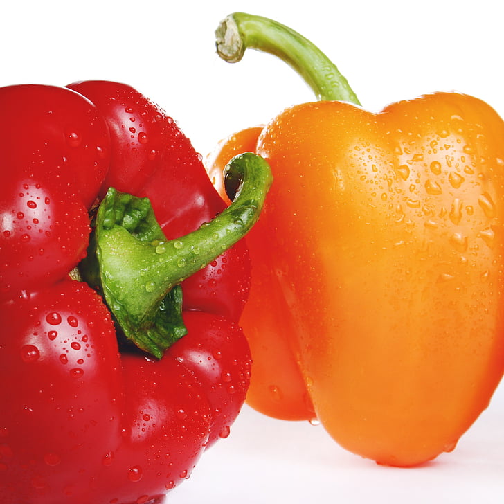paprika, Bio, zdravé, červená, jedlo, zelenina, jesť