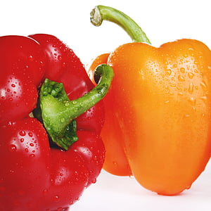 paprika, Bio, veselīgi, sarkana, pārtika, dārzeņi, ēst