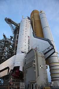 Atlantis romfergen, distribusjon, oppskytningsplattform, pre-lanseringen, astronaut, oppdrag, leting