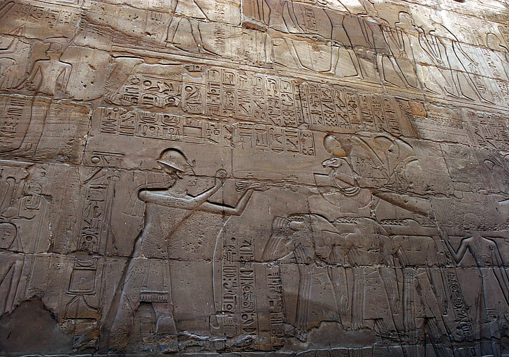 Egiptas, senovės, archeologija, Luksoras, Karnako šventykla, šventykla, Paminklai
