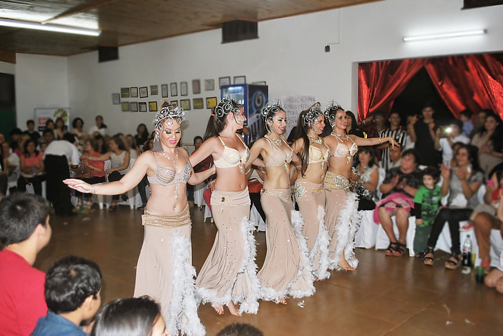 danse, Ballet, danseuse, habillé de folk, Danza folklorica, danse arabe, danseurs